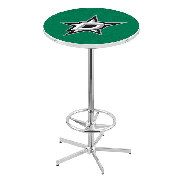 42" Chrome Dallas Stars Pub Table
